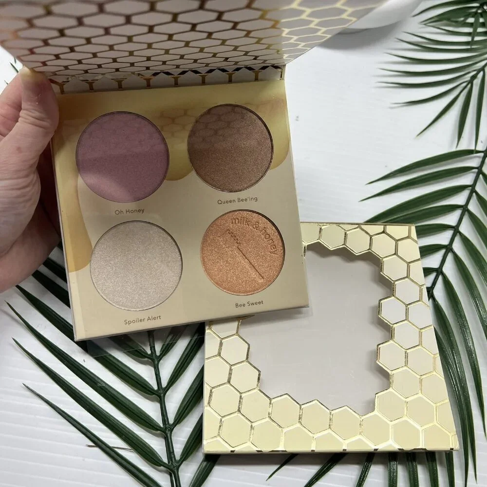 Beauty Bakerie Milk & Honey Highlighter Palette  .28 oz x 4 Shades Full Size NIB